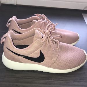 Pink Nike shoes